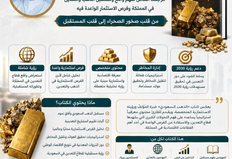 كتاب الذهب السعودي للمستشار صالح بن عبيد العنزي