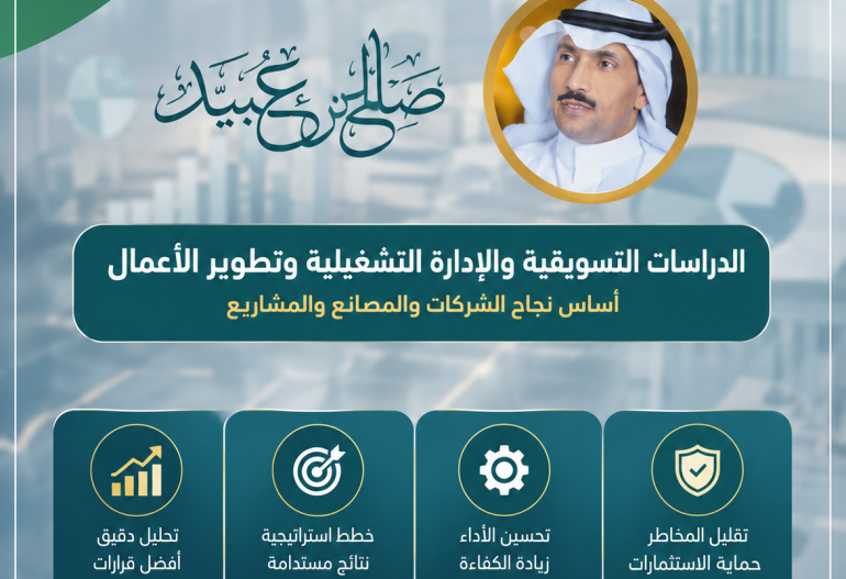 الدراسات التسويقية والإدارة التشغيلية وتطوير الأعمال